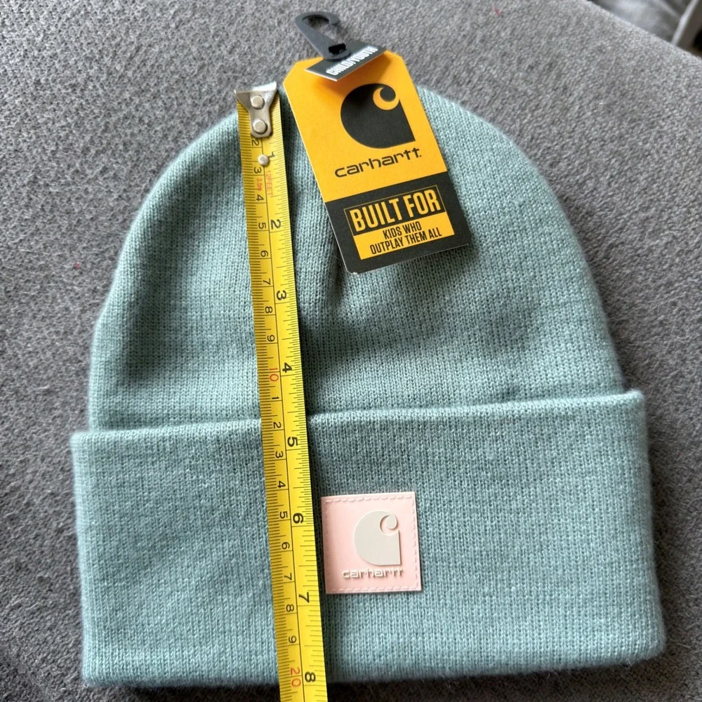 Carhartt Kids Knit A18 Acrylic Watch Rubber Patch Hat Beanie - Youth Child